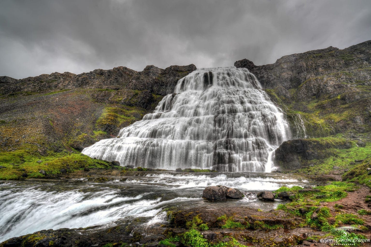 Dynjandi waterfall